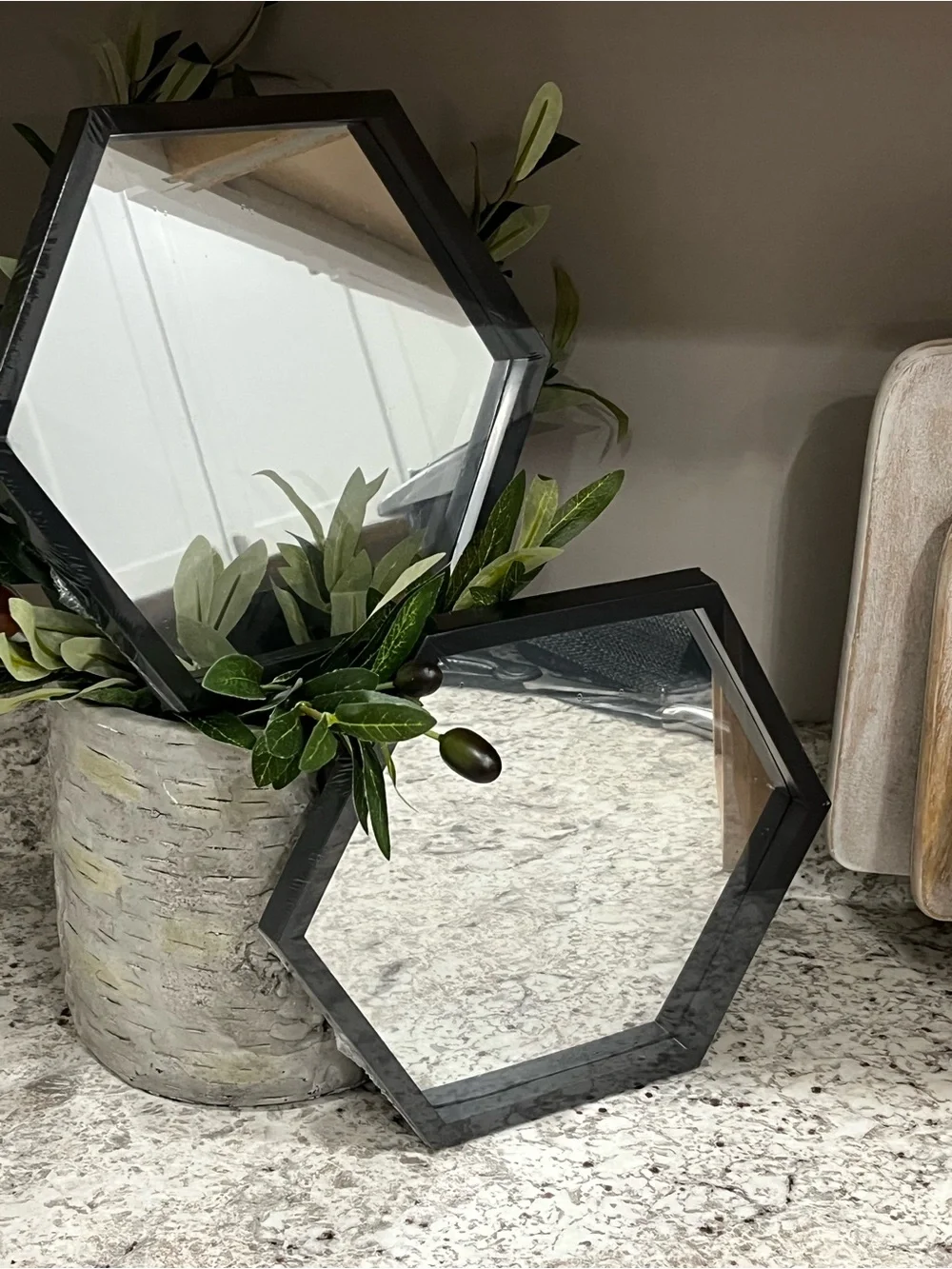 Hexagon Mirror Set (Black) 🪞🆕🪞